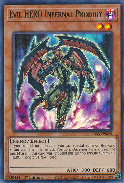 Evil HERO Infernal Prodigy [LDS3-EN024] Ultra Rare | Arkham Games and Comics