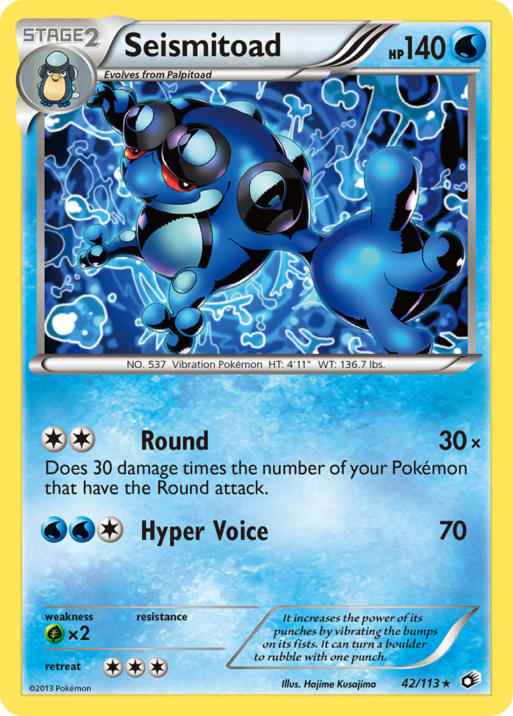 Seismitoad (42/113) [Black & White: Legendary Treasures] | Arkham Games and Comics