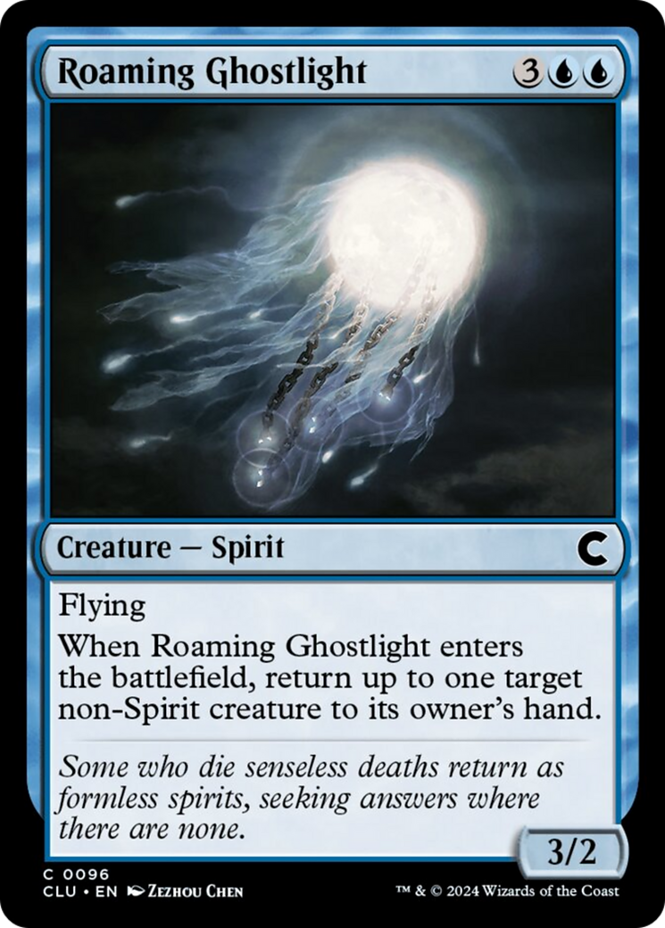 Roaming Ghostlight [Ravnica: Clue Edition] | Arkham Games and Comics