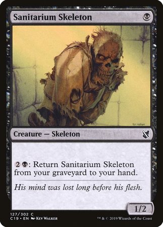 Sanitarium Skeleton [Commander 2019] | Arkham Games and Comics