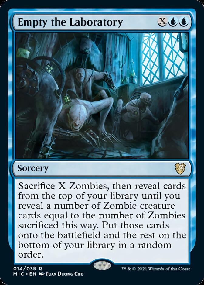 Empty the Laboratory [Innistrad: Midnight Hunt Commander] | Arkham Games and Comics