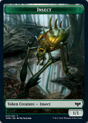 Insect // Slug Double-sided Token [Innistrad: Crimson Vow Tokens] | Arkham Games and Comics