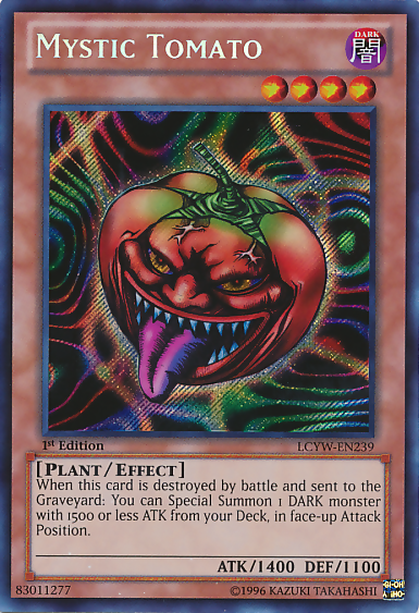 Mystic Tomato [LCYW-EN239] Secret Rare | Arkham Games and Comics