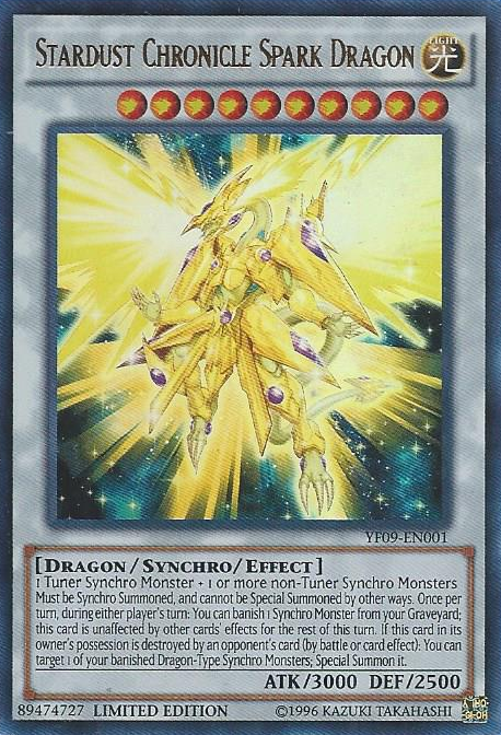 Stardust Chronicle Spark Dragon [YF09-EN001] Ultra Rare | Arkham Games and Comics