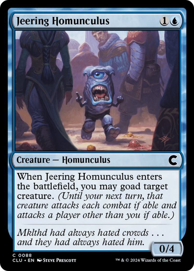 Jeering Homunculus [Ravnica: Clue Edition] | Arkham Games and Comics