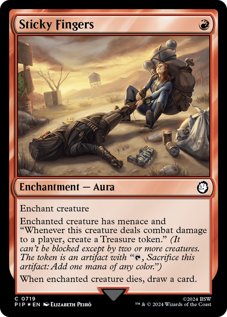 Sticky Fingers (Surge Foil) [Fallout] | Arkham Games and Comics