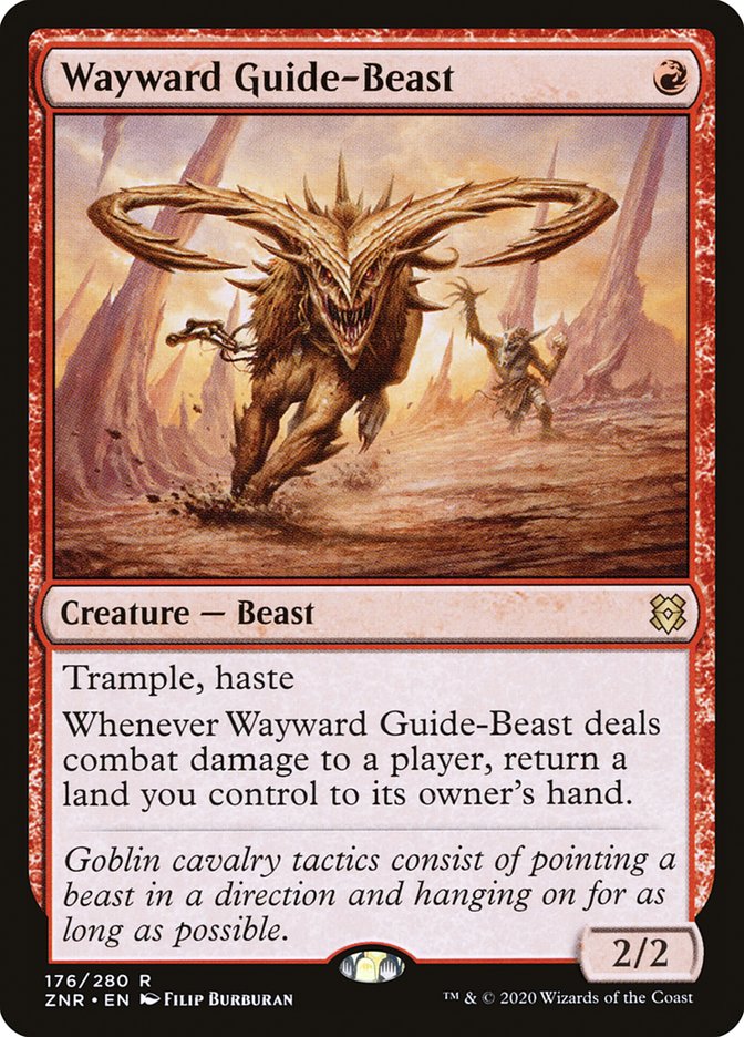 Wayward Guide-Beast [Zendikar Rising] | Arkham Games and Comics