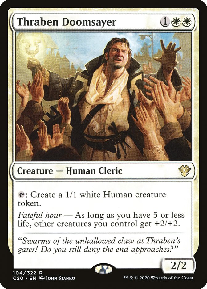 Thraben Doomsayer [Commander 2020] | Arkham Games and Comics