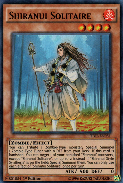 Shiranui Solitaire [TDIL-EN031] Ultra Rare | Arkham Games and Comics