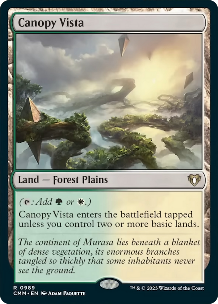 Canopy Vista [Commander Masters] | Arkham Games and Comics