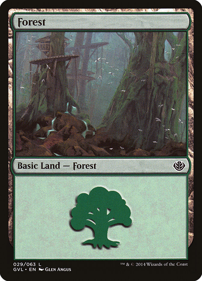 Forest (29) (Garruk vs. Liliana) [Duel Decks Anthology] | Arkham Games and Comics