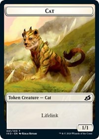 Cat // Human Soldier (003) Double-sided Token [Ikoria: Lair of Behemoths Tokens] | Arkham Games and Comics