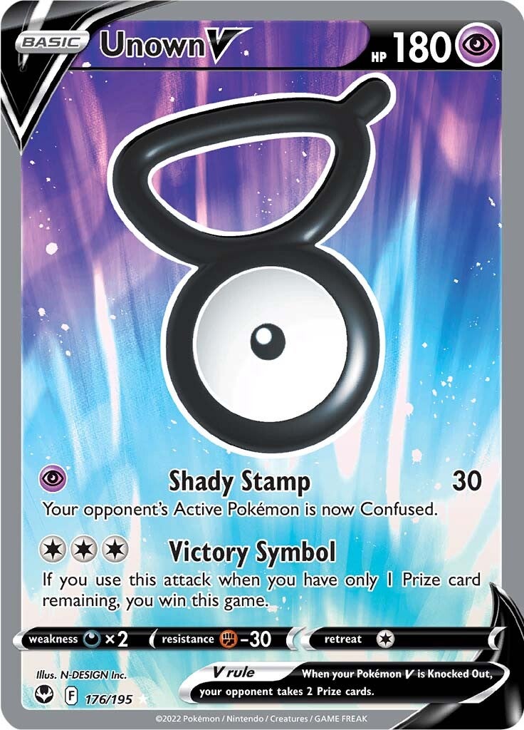 Unown V (176/195) [Sword & Shield: Silver Tempest] | Arkham Games and Comics