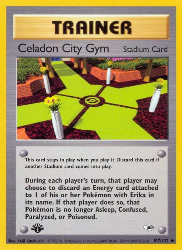 Celadon City Gym (107/132) [Gym Heroes 1st Edition] | Arkham Games and Comics