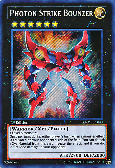 Photon Strike Bounzer [GAOV-EN043] Secret Rare | Arkham Games and Comics