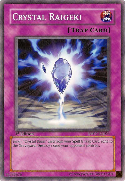 Crystal Raigeki [DP07-EN023] Common | Arkham Games and Comics