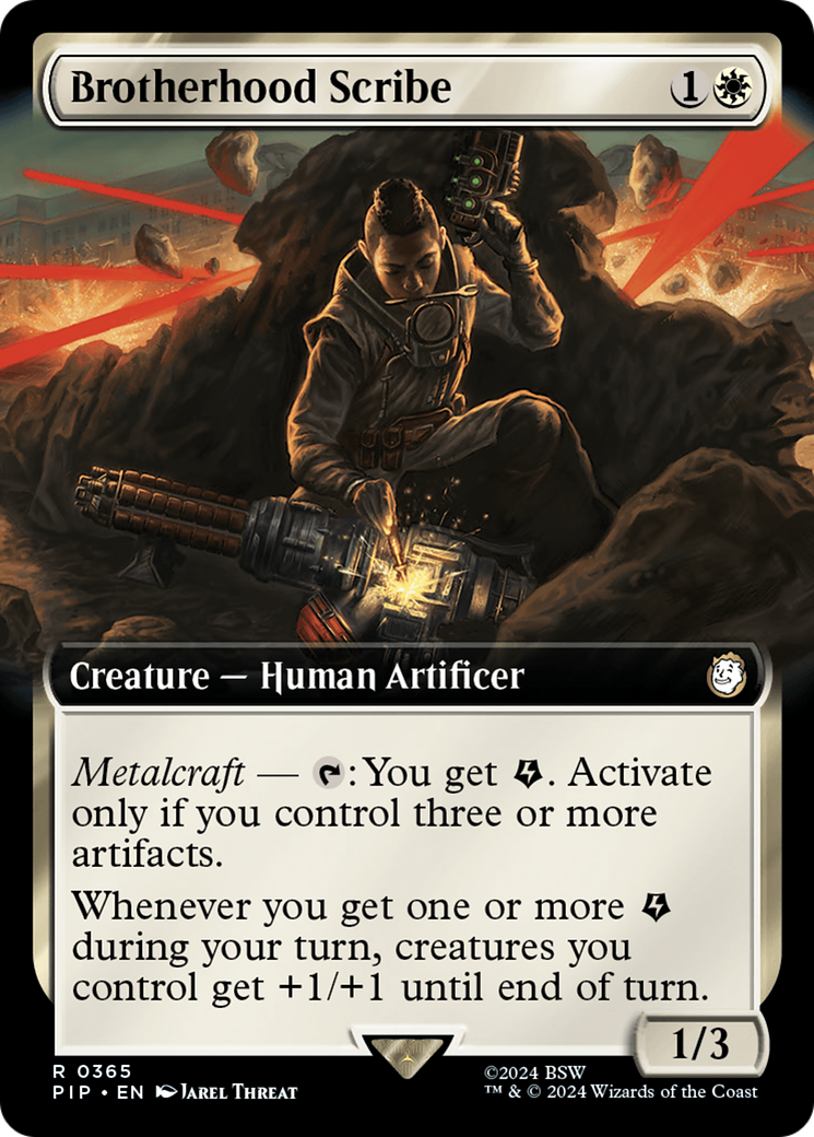 Brotherhood Scribe (Extended Art) [Fallout] | Arkham Games and Comics