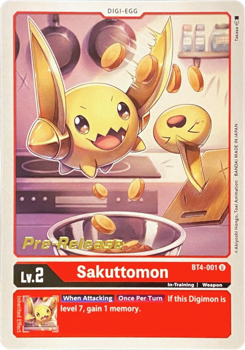 Sakuttomon [BT4-001] [Great Legend Pre-Release Promos] | Arkham Games and Comics