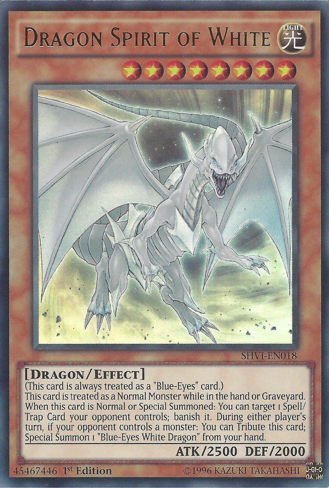 Dragon Spirit of White [SHVI-EN018] Ultra Rare | Arkham Games and Comics