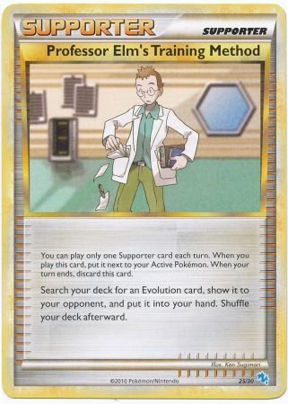 Professor Elm's Training Method (25/30) [HeartGold & SoulSilver: Trainer Kit - Gyarados] | Arkham Games and Comics