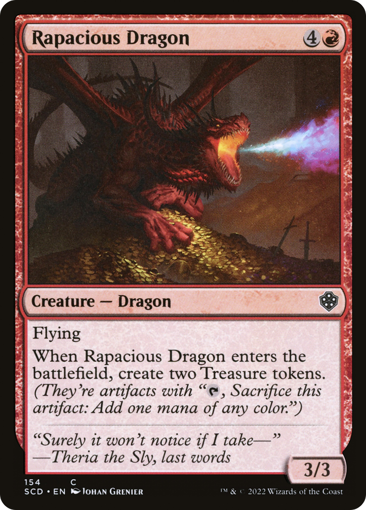 Rapacious Dragon [Starter Commander Decks] | Arkham Games and Comics