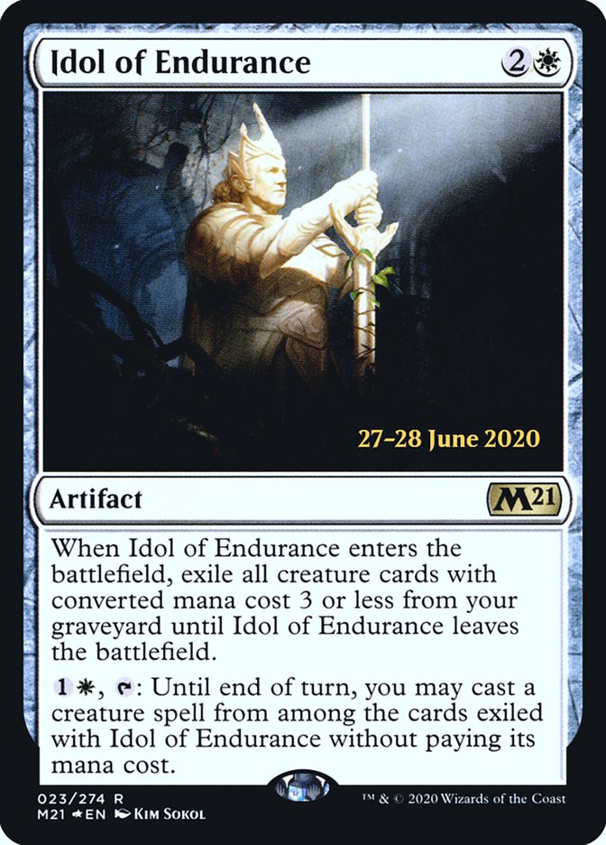 Idol of Endurance  [Core Set 2021 Prerelease Promos] | Arkham Games and Comics