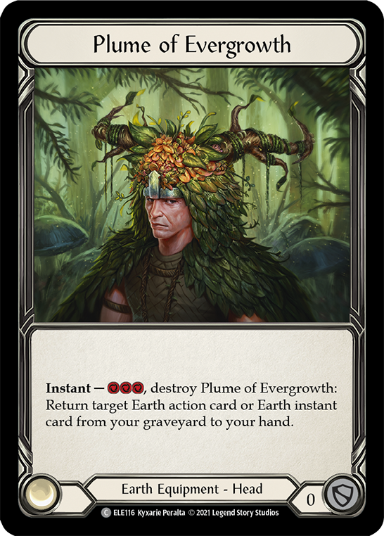 Plume of Evergrowth [ELE116] (Tales of Aria)  1st Edition Cold Foil | Arkham Games and Comics