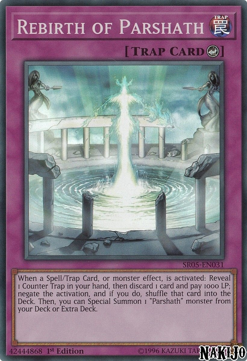 Rebirth of Parshath [SR05-EN031] Super Rare | Arkham Games and Comics