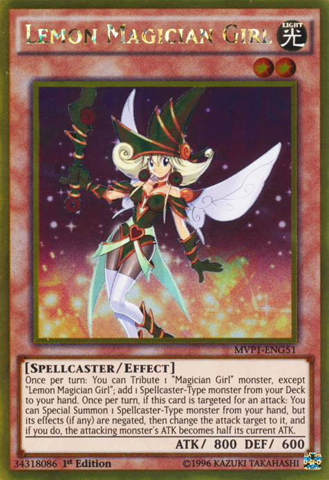 Lemon Magician Girl [MVP1-ENG51] Gold Rare | Arkham Games and Comics