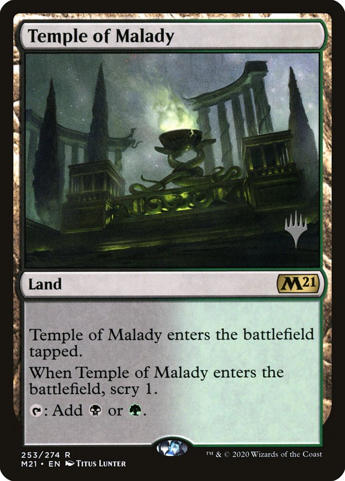 Temple of Malady (Promo Pack) [Core Set 2021 Promos] | Arkham Games and Comics