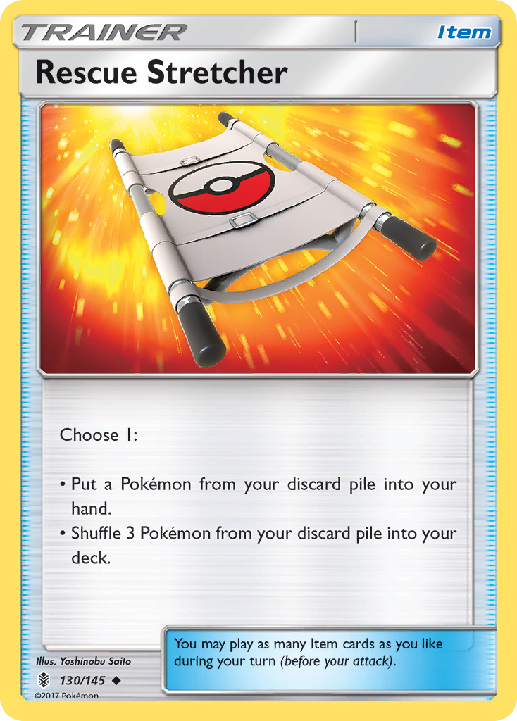 Rescue Stretcher (130/145) [Sun & Moon: Guardians Rising] | Arkham Games and Comics