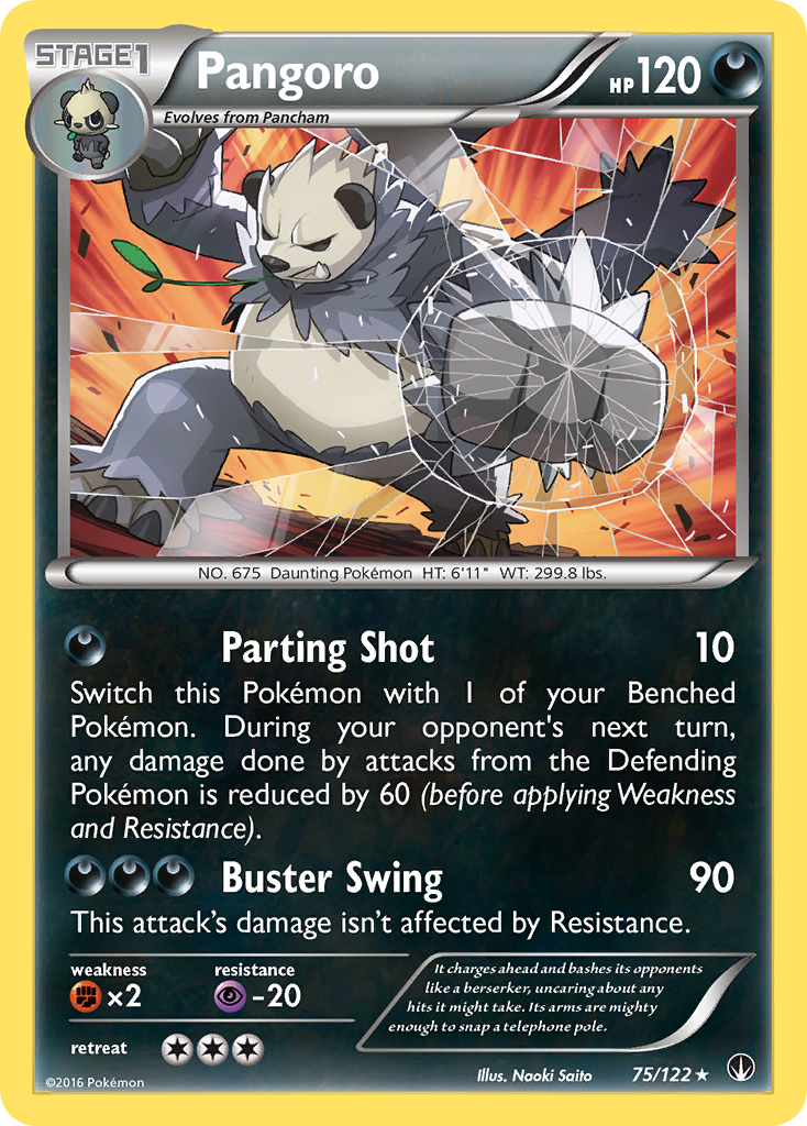 Pangoro (75/122) [XY: BREAKpoint] | Arkham Games and Comics