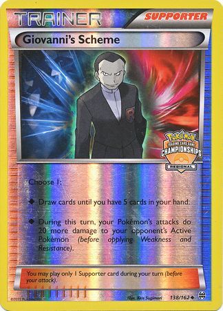 Giovanni's Scheme (138/162) (Championship Promo) [XY: BREAKthrough] | Arkham Games and Comics