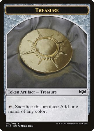 Treasure Token [Ravnica Allegiance Tokens] | Arkham Games and Comics