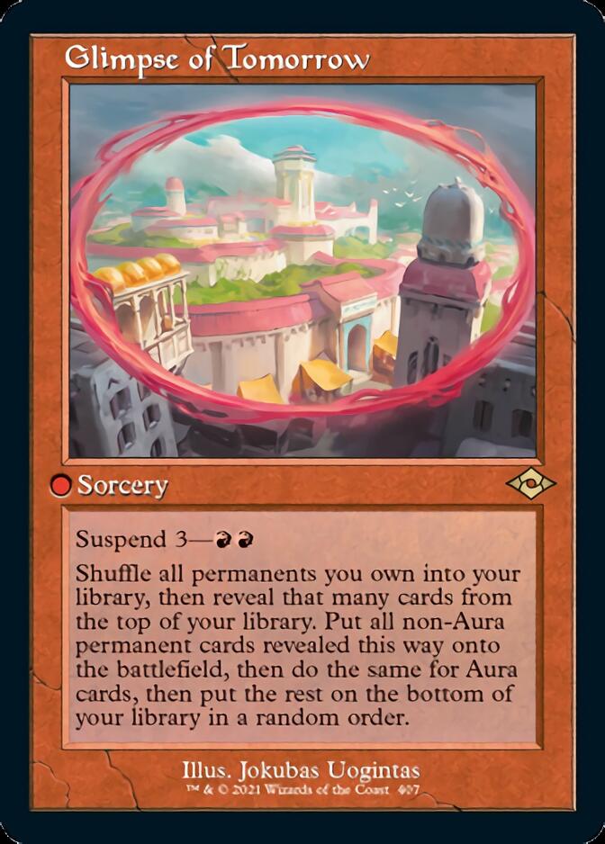 Glimpse of Tomorrow (Retro Foil Etched) [Modern Horizons 2] | Arkham Games and Comics