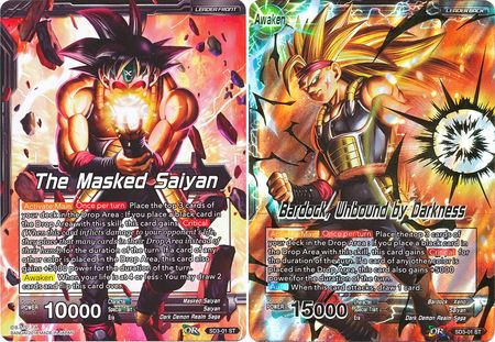 The Masked Saiyan // Bardock, Unbound by Darkness (Starter Deck - The Dark Invasion) [SD3-01] | Arkham Games and Comics