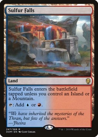 Sulfur Falls [Dominaria Promos] | Arkham Games and Comics