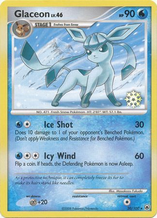 Glaceon (20/100) [Countdown Calendar Promos] | Arkham Games and Comics