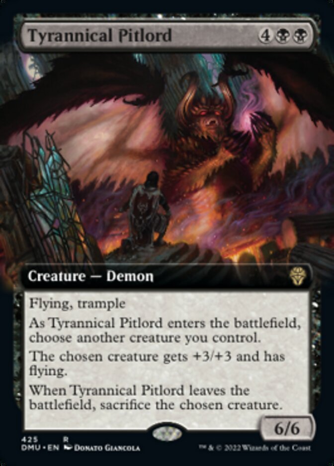 Tyrannical Pitlord (Extended Art) [Dominaria United] | Arkham Games and Comics