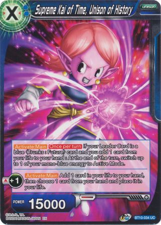 Supreme Kai of Time, Unison of History (BT10-034) [Rise of the Unison Warrior 2nd Edition] | Arkham Games and Comics