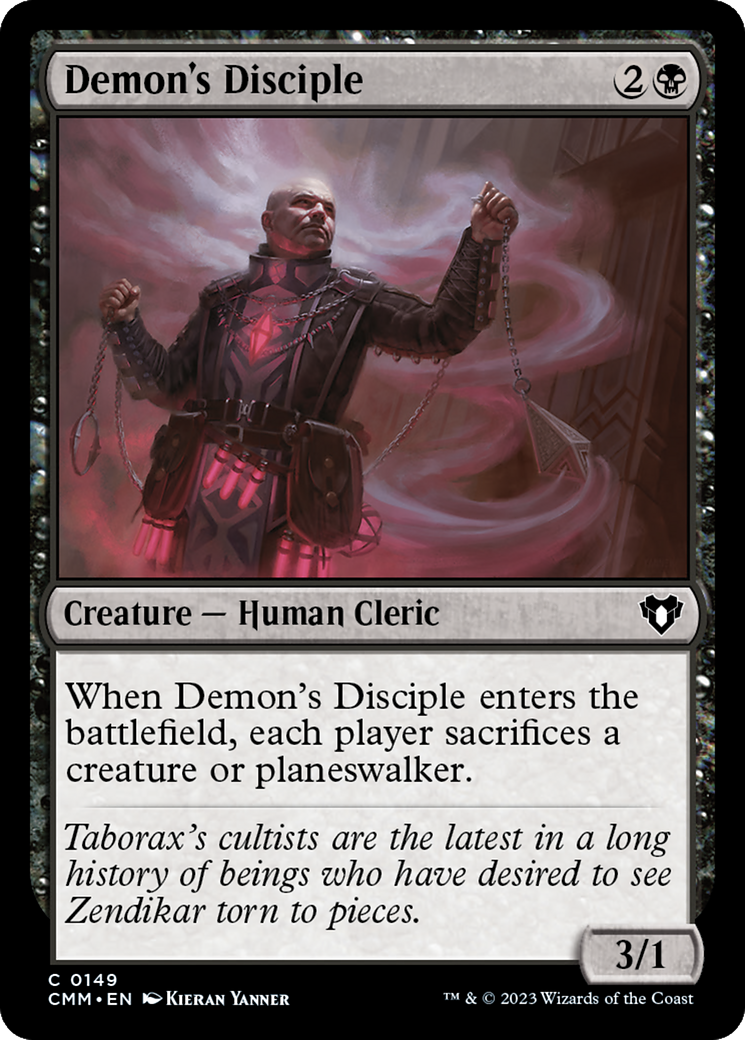 Demon's Disciple [Commander Masters] | Arkham Games and Comics