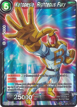 Katopesla, Sonic Justice (Reprint) (DB2-148) [Battle Evolution Booster] | Arkham Games and Comics