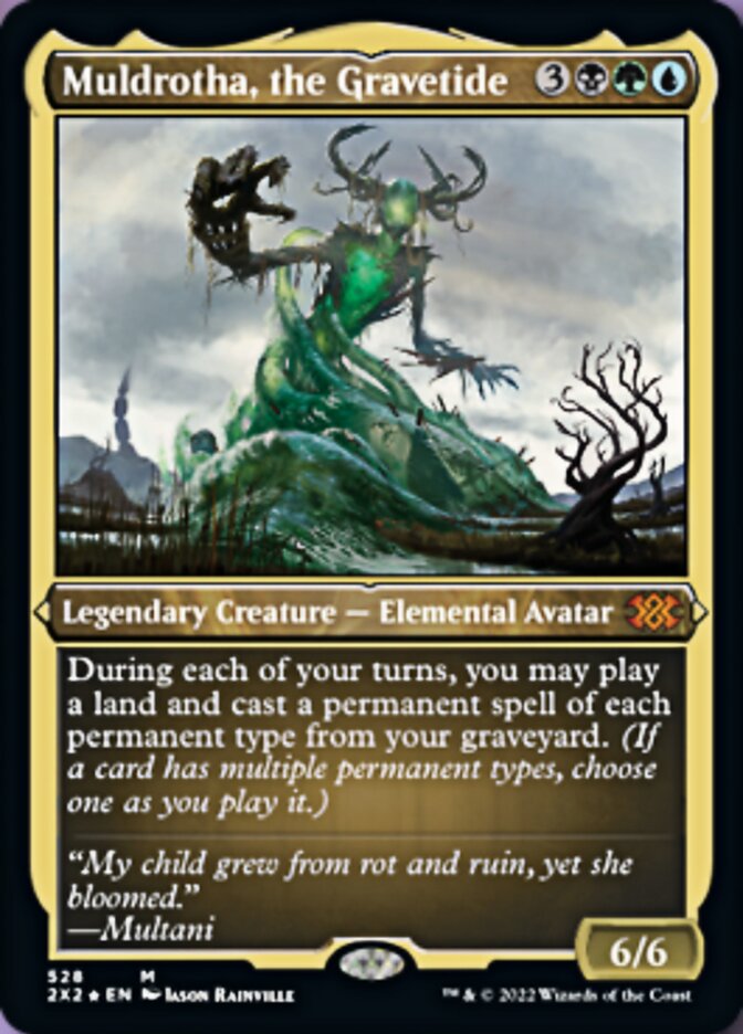 Muldrotha, the Gravetide (Foil Etched) [Double Masters 2022] | Arkham Games and Comics