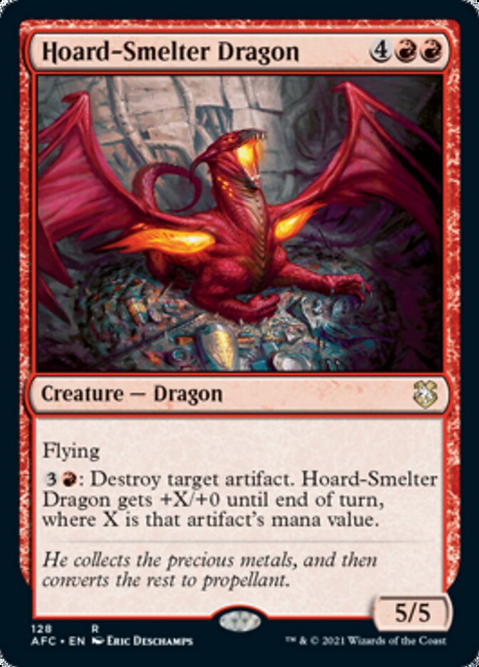 Hoard-Smelter Dragon [Dungeons & Dragons: Adventures in the Forgotten Realms Commander] | Arkham Games and Comics