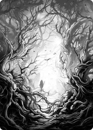 Forest 1 Art Card [Innistrad: Midnight Hunt Art Series] | Arkham Games and Comics