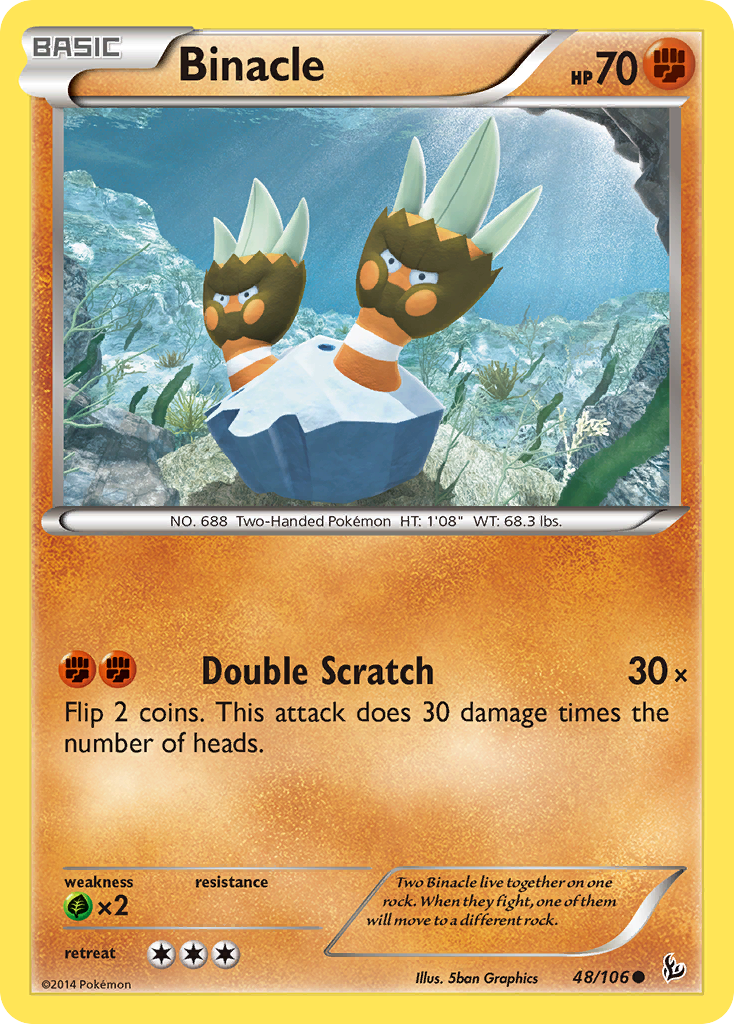 Binacle (48/106) [XY: Flashfire] | Arkham Games and Comics