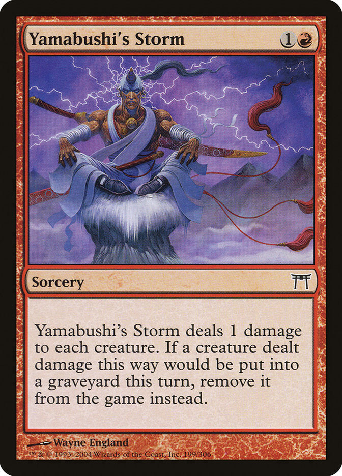 Yamabushi's Storm [Champions of Kamigawa] | Arkham Games and Comics