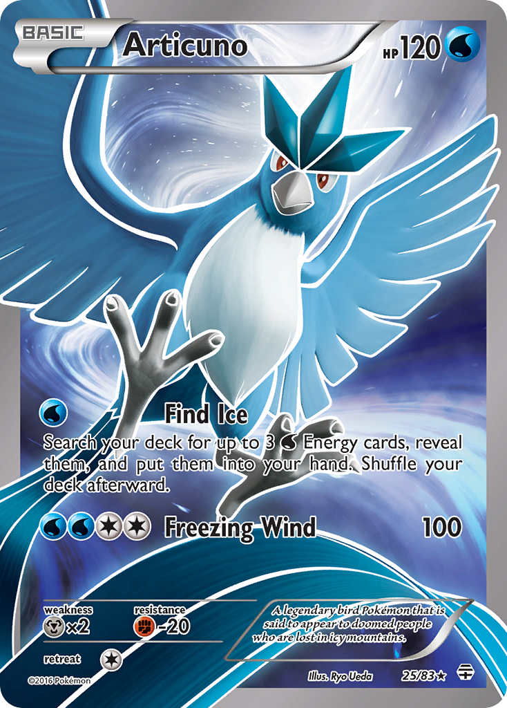 Articuno (25/83) [XY: Generations] | Arkham Games and Comics