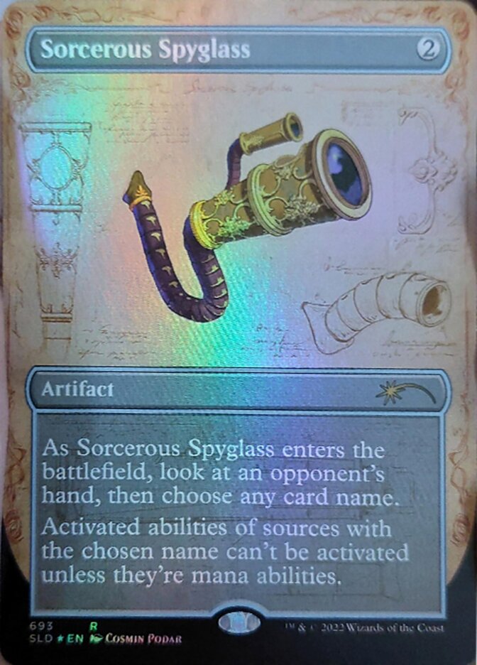 Sorcerous Spyglass (Blueprint) [Secret Lair Drop Promos] | Arkham Games and Comics