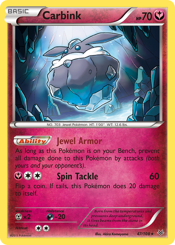 Carbink (47/108) [XY: Roaring Skies] | Arkham Games and Comics